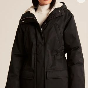 Abercrombie & Fitch Sherpa lined winter jacket